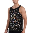 thumbnail image 2 of Haiem Butterfly1 Men Workout Tank Top Gym Bodybuilding Sleeveless Muscle T Shirts Athletic Tank Breathable Workout Shirt-X-Large, 2 of 9