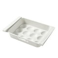 thumbnail image 1 of Binwennn 12 Compartment Pull Out Fridge Egg Tray & Drawer Style Fruit & Veggie Storage Hanging Fruit Chiller Clear Glass Containers with Lids Water Container for Fridge Small Snack Containers Reusable, 1 of 8