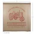 thumbnail image 2 of VHC Brands Sawyer Mill Red Farmhouse Living Textured Fabric Shower Curtain for Bath 72x72, 2 of 6