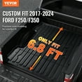 thumbnail image 2 of VEVOR Truck Bed Mat, Compatible with 2017-2024 Ford F250/F350, TPE Truck Bed Liner Mat Fits for 6.8 FT Bed, Thick and Heavy-Duty Bed Mat Car Accessories for All-Weather Protection, Prevent Slipping, 2 of 9