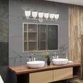 thumbnail image 2 of Livex Lighting Somerville Bath Light in Brushed Nickel, 2 of 13