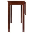 thumbnail image 2 of Winsome Perrone High Table with Drop Leaf, Walnut Finish, 2 of 9