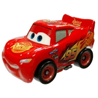 Mattel Disney and Pixar Cars Moving Moments Toy Car with Moving Eyes &  Mouth, Lightning McQueen Race Car, 7 inches Long