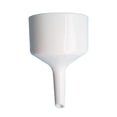 thumbnail image 1 of White Porcelain Flagon with Wide Mouth Funnel Dishwasher Safe for Transferring Liquid Dry, 1 of 8