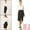 Black, variant on DARING DIVA Women's Asymmetrical Front Split Belted Midi Pencil Skirt XS Beige