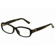 Gucci Eyeglasses 3667/F 3667F 75Q Black Leather Optical Frame 53mm (Asian Fit)