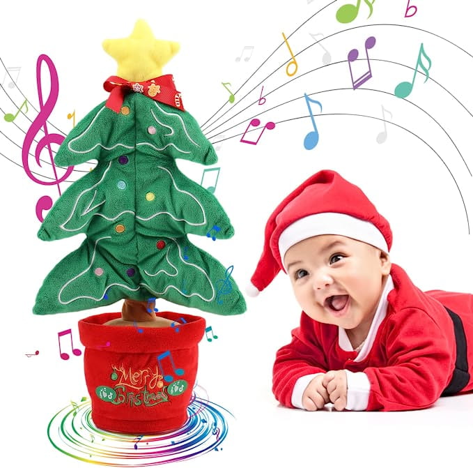 Singing Dancing Christmas Tree Toys for Baby Boys Girls, Musical