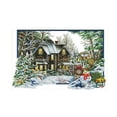 thumbnail image 1 of Kits de punto de cruz Zulema estampado 14CT Paisaje de invierno 68 × 48, 1 of 8