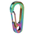 thumbnail image 2 of Carabiner Clip, Carabiner Hooks Titanium Alloy  for Key Ring Clips for Camping for Traveling for Fishing, 2 of 7