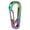 Multicolor, variant on Titanium Alloy Key Ring Fast Hooks Quick Draw Carabiner Keychain Hook Tool For Hiking, Camping, Backpacking and Everyday Carry Use, Natural Finish