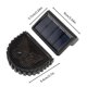 thumbnail image 4 of 8 Sets of Decorative LED Solar Panel Wall Lights for Outdoor Patio Deck, Built-in Battery, 4 of 5