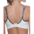 thumbnail image 3 of Womens Shape Too Sports Bra 38D White/Medium Gray, 3 of 3