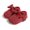 Red, variant on Newborn Baby Girl Cute Bow Sneakers Anti-Slip Soft Soled Shoe First Walkers