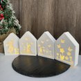 thumbnail image 4 of DIY Easter Bunny Hollow Night Light Silicone Mold Rabbit Flower Butterfly Crystal Drip Mold Light Projection Gypsum Plaster Mold, 4 of 4