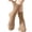 Khaki, variant on Women's Plus Size Crew Socks Wide Fit Cotton Blend Loose Top Non Binding Breathable Moisture Wicking Solid Color Casual Socks for US Size 6.5-10.5