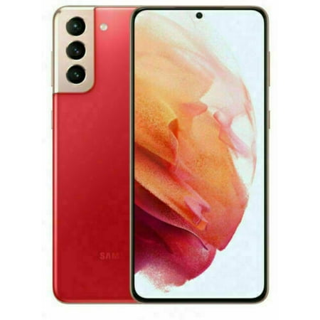 Samsung Galaxy S21+ Plus 5G G996U 256GB Red Unlocked Smartphone - Very Good Condition