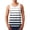 White, variant on FRSASU Striped Tank Top for Men Casual Summer Sleeveless Classic Round Neck Lightweight Summer Beach Tops White