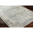 thumbnail image 2 of Artistic Weavers Lillian Medallion Machine Washable Area Rug, Charcoal/Light brown ,7'10" x 10', 2 of 3