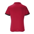 thumbnail image 4 of Chemise d'Été Décontractée à Manches Courtes pour Hommes - Ourlet Contrasté, Polyester Respirant, Haut de Mode Confortable pour Usage Extérieur et Quotidien, 4 of 5