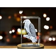 thumbnail image 3 of Majestic Hawk Crystal Carvings | Exquisite Gems Etched with Aerial Hunters, 3 of 6