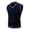 Navy, variant on Wyobmus Men's V Neck Sweater Vest Casual Cable Knit Slim Fit Sleeveless Pullover Sweater With Ribbing Edge White