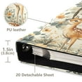 thumbnail image 3 of FORMRS 3 Ring Photo Album 4"x6" Self Adhesive Large Capacity PU Leather Cover, Deer Pattern, 3 of 8