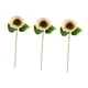 thumbnail image 4 of Ramo de girasoles artificiales de 3 piezas, flores silvestres artificiales, flores de novia para decoración de bodas, decoración artística, manualidad champán, 4 of 9