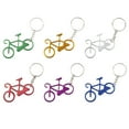 Ventura Assorted Color Bicycle Key Chain 12 pack