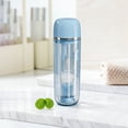 thumbnail image 5 of Fold Travel Toothbrush Set 3 - in - 1 with Dental Toiletry Cup Toothpaste Container, Portable for Camping Hiking Business Trips (Blue), 5 of 6