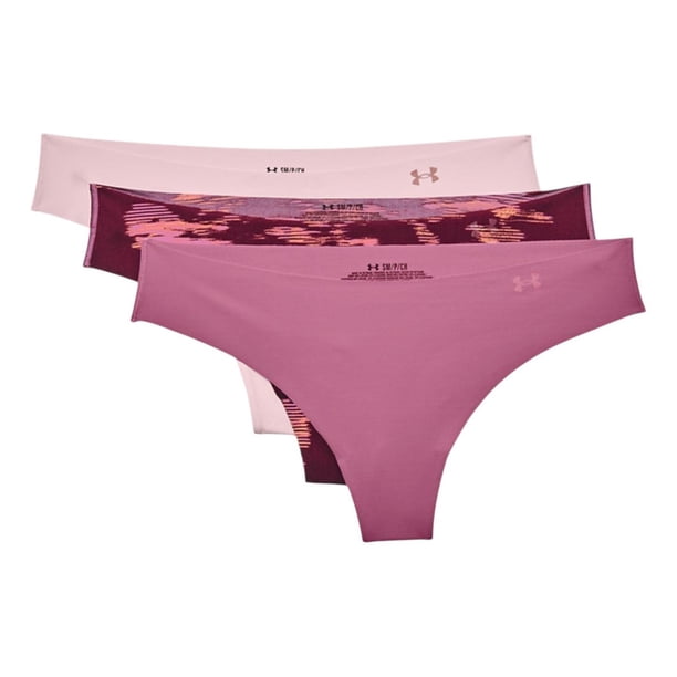 Tanga Under Armour Thong 3 Pack Print Rosa Ropa Interior rosa L