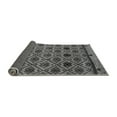 thumbnail image 2 of Ahgly Company Indoor Square Abstract Gray Modern Area Rugs, 4' Square, 2 of 4