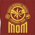 thumbnail image 2 of Women's Marvel Seasonal Mom Tonal Badges T-Shirt, 2 of 4