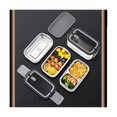 thumbnail image 5 of 304 Stainless Steel Lunch Box Microwave Portable Mesh Bento Food Storage Container, 5 of 7