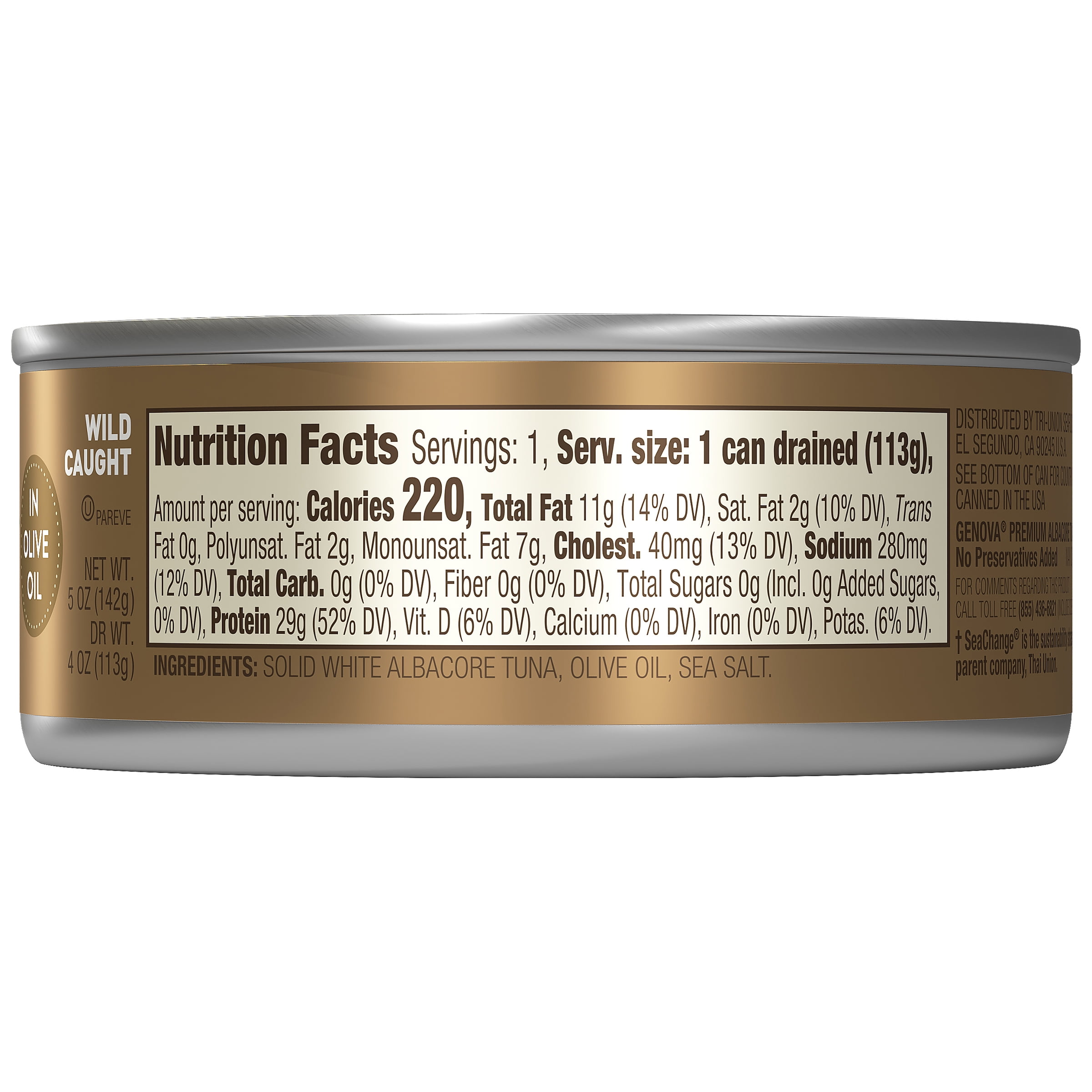 (12 pack) Genova Premium Albacore Tuna in Olive Oil 5 oz