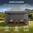 thumbnail image 2 of Carpa Toldo Plegable Cubierta Alta Paredes 3x4 Lona Exterior, 2 of 7