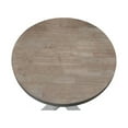 thumbnail image 5 of International Concepts Solid Wood LaCasa Round End Table in Sesame/Chalk, 5 of 8