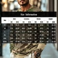 thumbnail image 3 of IAJDKMEK Men's Camo Henley Long Sleeve Shirt - Buttonless Collar Tee for Everyday, Casual Camouflage Shirt for Outdoors, Stylish Long Sleeve Shirts for Men, 3 of 9