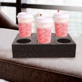thumbnail image 1 of LOLIPPYY 2 Pcs Porte-Gobelet Portable Noir Épé Anti-Fuite pour Consommateurs Alimentaires, 1 of 8
