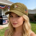 thumbnail image 2 of USA 250th Anniversary Hat Embroidered Eagle, Commemorative 250 Year American Anniversary Hat, Patriotic Theme America 250th Anniversary Hat Unisex Cap, 2 of 6