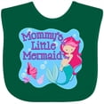 thumbnail image 3 of Inktastic Mommy's Little Mermaid Girls Baby Bib, 3 of 4