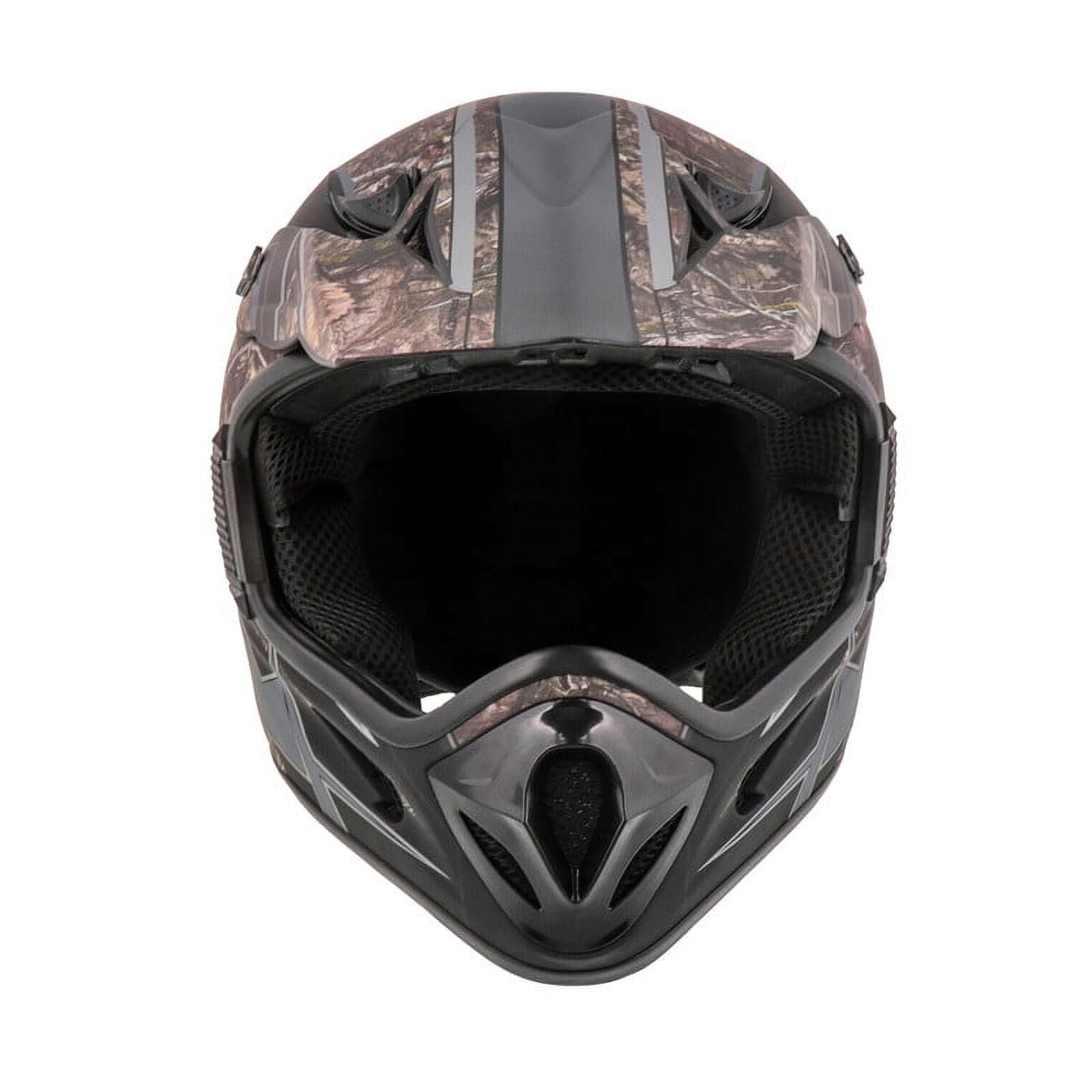 【Motomo】 Adult Frenzy Mossy Oak Mx Off-Road Motocross ATV Dirt Bike Helmet