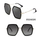 thumbnail image 5 of Gafas de sol FEISEDY retro cuadradas grandes para mujer B2503, 5 of 7