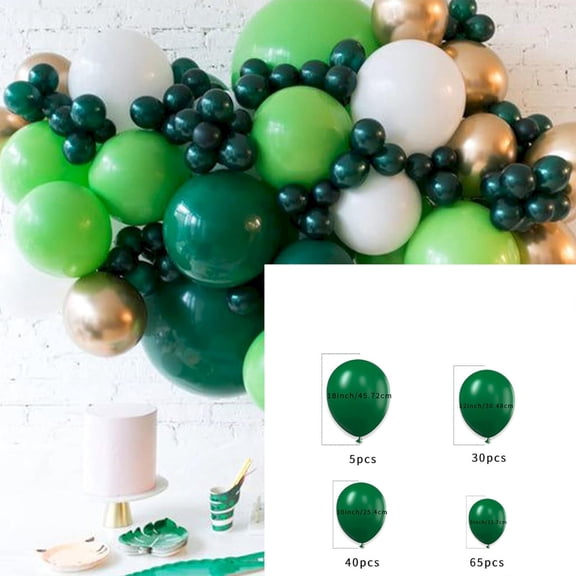 Goowood PartyWoo 140 Pcs Black Balloons Arch Kit Different Sizes 18 12 10 5 Inch Black Balloon Garland for Birthday Decorations Party