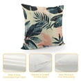 thumbnail image 4 of Acheng Short Plush Pillowcase 1 Piece - Palm Leaves with Lush Branches and Leaves, Tropical Jungle Palm Leaves with Charming Colors White, 4 of 5
