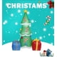 thumbnail image 4 of Muñeco de nieve inflable, modelo de cascanueces de Papá Noel con luz LED, muñecos navideños inflables para decoración de Navidad al aire libre y Año Nuevo 2023, 4 of 5