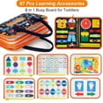 thumbnail image 2 of Busy Board Toddler Travel Sensory Toys for 1 2 3 4,Montessori Learning Activities Board,Educational Toys for 3 4 Year Old Boys Girls Gift,Classic, 2 of 7
