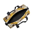 thumbnail image 5 of Sports Tote Fitness Bag Unisex Fitness Sports Bag Travel Bag Suitable for Travel Sports Fitness and Exercise Simple Design Daisies and Dogs, 5 of 6