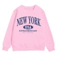 thumbnail image 4 of Zshosam Cute Sweatshirts for Teen Girls Toddler Sweatshirt – Unisex Crewneck Pullover, Cozy, Long Sleeve, Soft & Warm,Pink 6 Years, 4 of 4