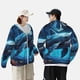 thumbnail image 4 of Balery Colorful Ocean Whale Sudadera ligera de manga larga con capucha y protección solar UPF 50+ para hombre y mujer, ideal para pesca y running-Large, 4 of 7