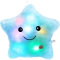 thumbnail image 1 of Creative Twinkle Star Glowing LED Night Light Plush Pillows Stuffed Toys (Blue,40*35mm), 1 of 5